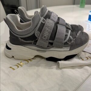 Dior Charcoal and White Sneakers